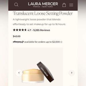 Laura Mercier Loose Translucent Setting Powder in HONEY